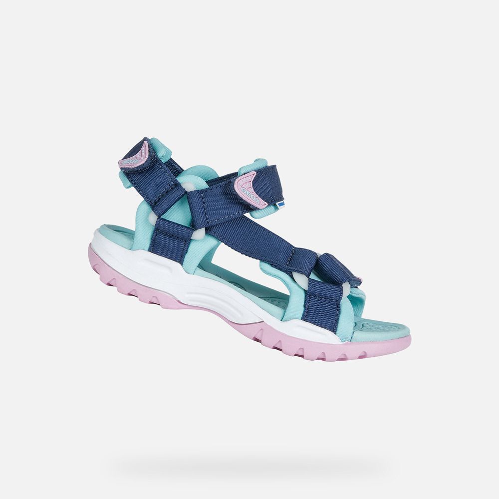 Sandalias Geox Menina Azuis - Borealis - AVETM3498